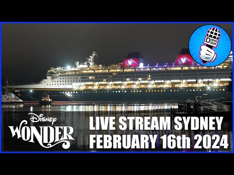 Thumbnail for Disney Wonder Live Stream Sydney Harbour Entrance 16th February 2024 😃👍🏼🏰🇦🇺🛳⚓️