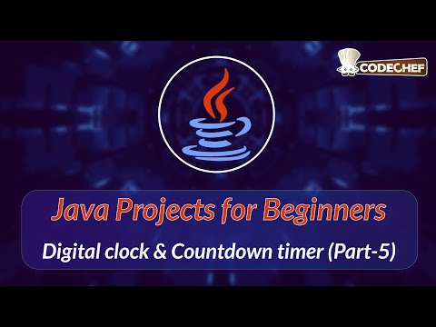 Digital Clock Countdown Timer Part 5 Java Projects For Beginners