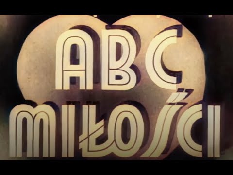 ABC MIŁOŚCI (1935) Kolor. Stare kino w kolorze. Dymsza, Bogda