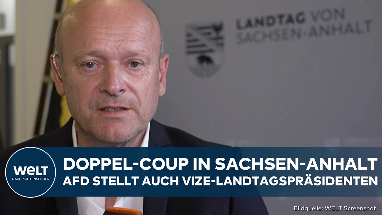 SACHSEN-ANHALT: Beben in Magdeburg! AfD-Politiker Tillschneider zum Landtagsvizepräsidenten gewählt