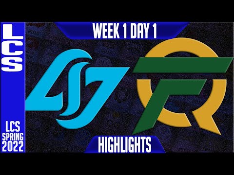 CLG vs FLY Highlights | LCS Spring 2022 W1D1 | Counter Logic Gaming vs FlyQuest