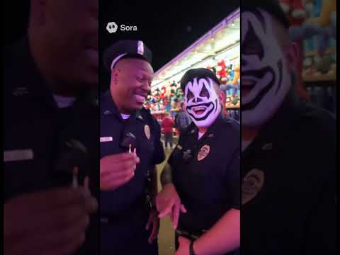 Strange the Clown's "Cali Blaze" Magic Cotton Candy Trick! #comedyshorts