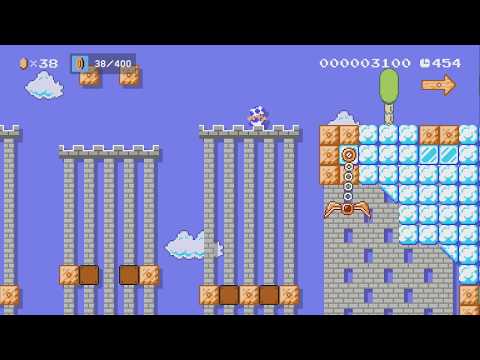 Cloud Stage by Mii Tendo - Super Mario Maker 2 - No Commentary 1by