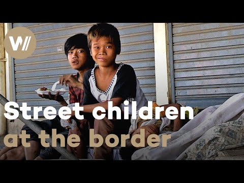 Street children's daily struggles on the Cambodian-Thai border | Full Documentary