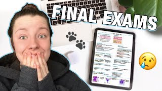 VET SCHOOL FINAL EXAM VLOG: what it's like to be a vet student during final exams 🩺