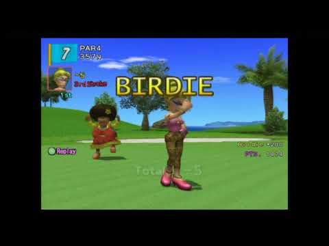Hot Shots Golf 3 Playthrough-P6 (Tournament: Semi Pro 3 & 4, and VS: Kamala & Zeus)