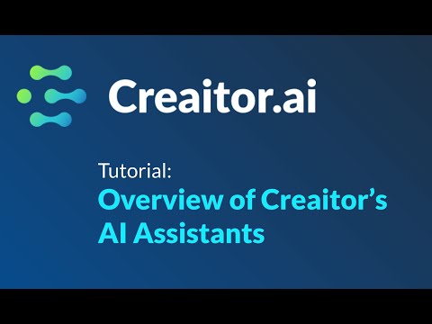 Overview of Creaitor's AI Assistants video thumbnail