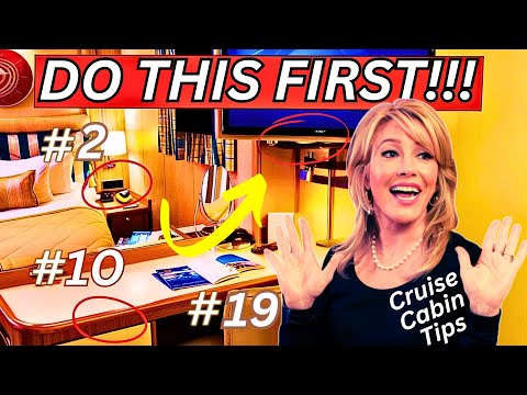 21 Things You MUST Do in ANY Cruise Ship Cabin on Day 1!