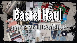 Bastel Haul (deutsch) mit ganz viel papier, Weihnachten, basteln mit Papier, DIY