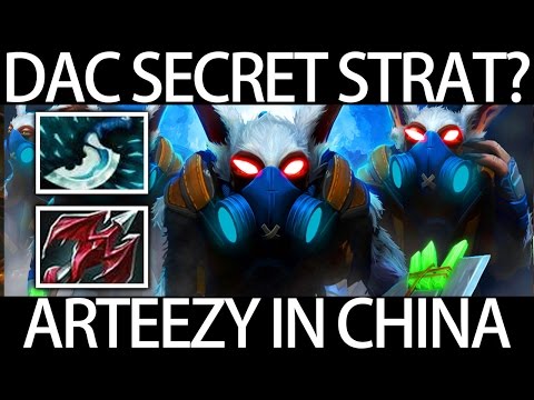 Dota 2 Arteezy 7.04 Pro Meepo Mid China Server