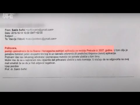 Kako je pala revizija? Ekskluzivno, FACE donosi originalnu prepisku agenta Softića i Vasvije Vidović