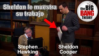 The Big Bang Theory,  Sheldon Cooper y Stephen Hawking en HD - subtitulado en español
