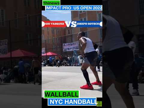HOW TO IMPROVE your Kill-Shot in Wallball Pelota Handball Fronton  by Gio Vasquez vs Joseph Gotsch