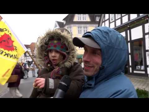 Aktions- und Menschenkette um das AKW Grohnde