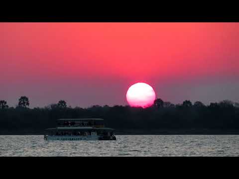 TRAMONTO SUL FIUME ZAMBESI