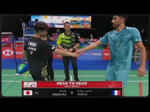 [quick view]Badminton World Championships 2023 Kodai Naraoka vs Toma Junior Popov | R32
