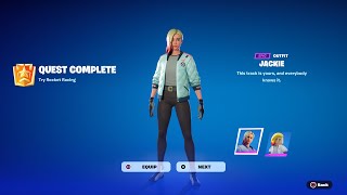 HOW TO UNLOCK JACKIE SKIN IN FORTNITE!