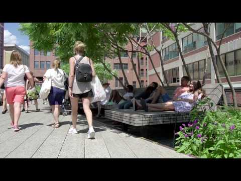 Der etwas andere Dachgarten: Die High Line in New York