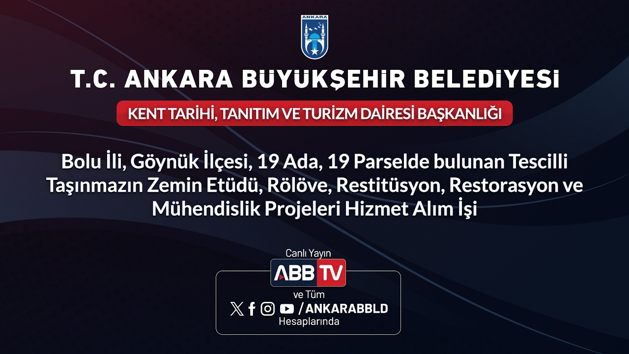 KENT TARİHİ, TANITIM VE TURİZM DAİ. BŞK.-Bolu İli, Göynük İlçesi, 19 Ada, 19 Parselde Bulunan Taşınm