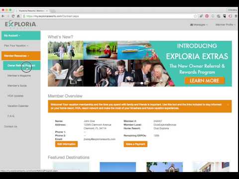 Explorewards Login