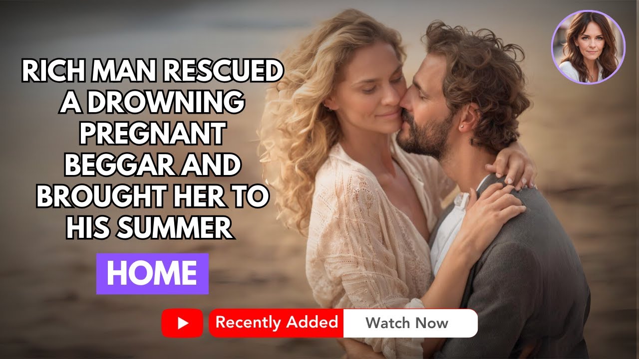 RICH MAN RESCUED A DROWNING PREGNANT BEGGAR AND BROUGHT HER TO HIS SUMMER HOME...