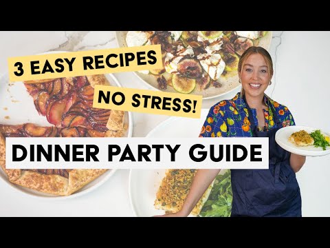 How to Host a NO STRESS Dinner Party | 3 September Recipes + Timing Guide | Chef Skyler Bouchard