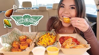 My First Time at WINGSTOP Mukbang!!