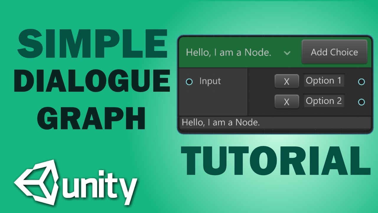 UNITY DIALOGUE GRAPH TUTORIAL - Setup