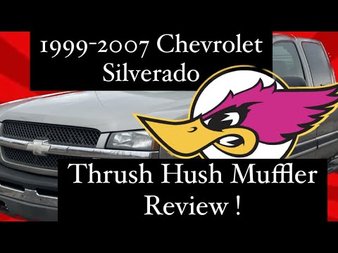 Will The Thrush Hush Muffler Quiet ThIs Loud Chevy Silverado ? #hunting truck !