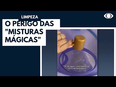 Os perigos da mistura de produtos de limpeza