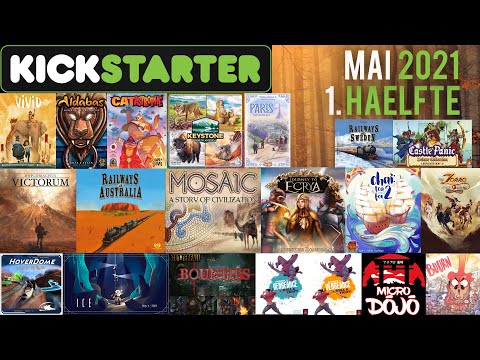 Brettspiele auf Kickstarter Mai 2021 (1. Hälfte) - Kickstartervorschau -