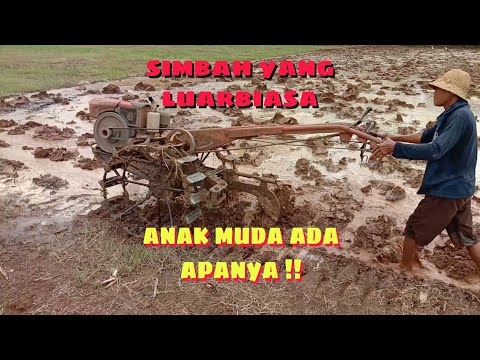 Simbah casually plows with the Quick g1000 boxer field tractor