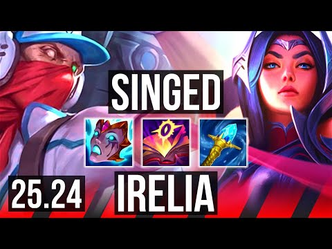 SINGED vs IRELIA (TOP) | 14/1/7 | EUW Diamond | 25.24