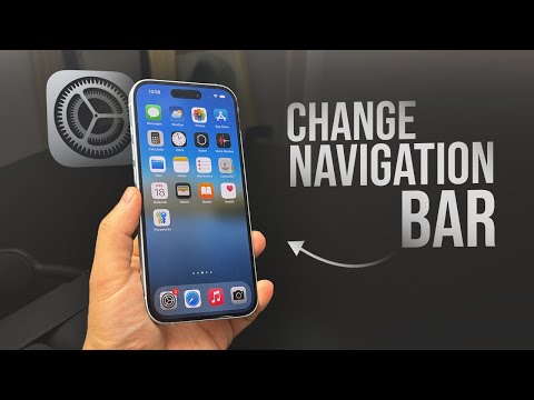How to Change Navigation Bar on iPhone (explained)