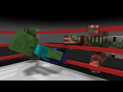 Monster School WWE (Minecraft Animation)