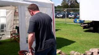 preview picture of video 'Dry Stone Walling Demonstration Scottish Game Fair Scone Scotland'