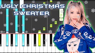 Wengie &#39;Ugly Christmas Sweater&#39; Piano Tutorial EASY (Piano Cover)