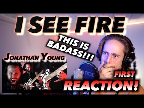 Jonathan Young - I See Fire (Lord Of The Rings METAL COVER) FIRST REACTION! (THIS IS SO BADASS!!!)