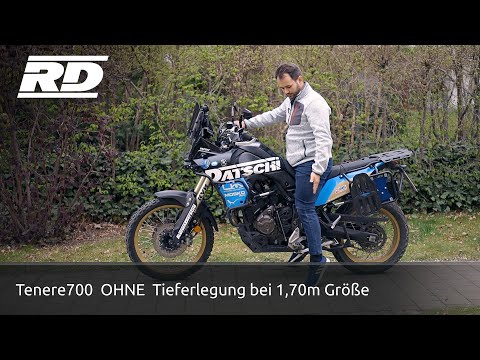 Tenere 700 OHNE Tieferlegung für kleine Fahrer (1,70m)