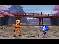 MUGEN Ikemen GO Naruto Uzumaki Vs Sonic The Hedgehog