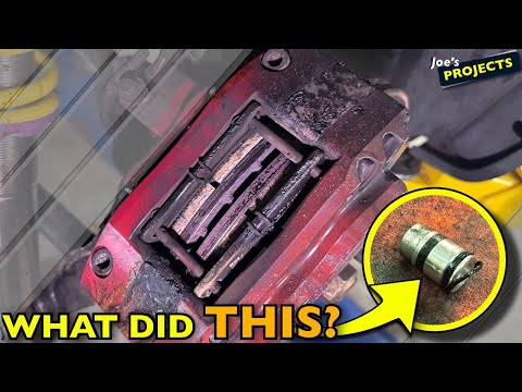 My DeLorean's brake caliper seized, so I “fixed” it