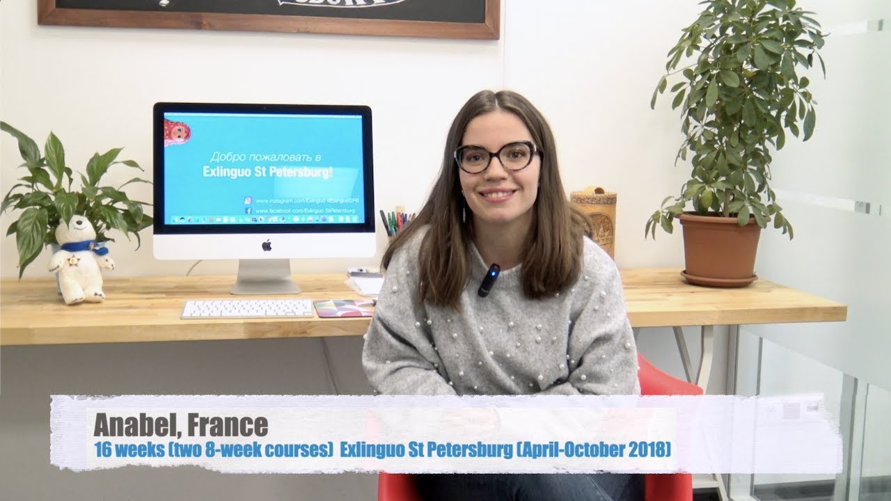 Avis vidéo sur les stages de russe en immersion à Exlinguo Saint-Pétersbourg