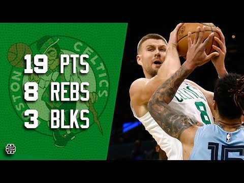 Kristaps Porzingis 19 pts 8 rebs 3 blks vs Grizzlies 24/25 season