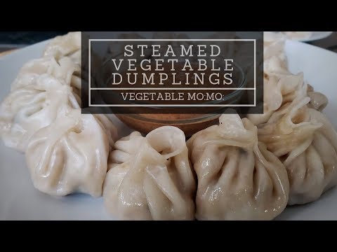 Vegetarian MoMos | Traditional Nepali Veg MoMo | Steamed Vegetable Dumplings | Veg Momos Recipe