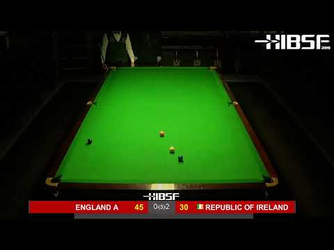 HIBSF 2019 - U21 Ryan Davies (England A) vs Ross Bulman (Republic of Ireland)