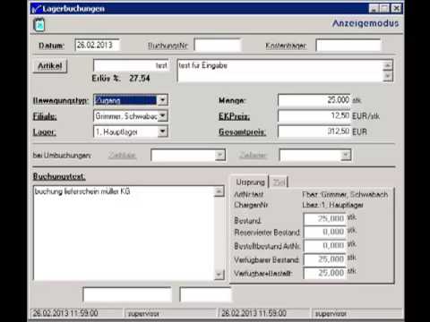 lagerbuchungen