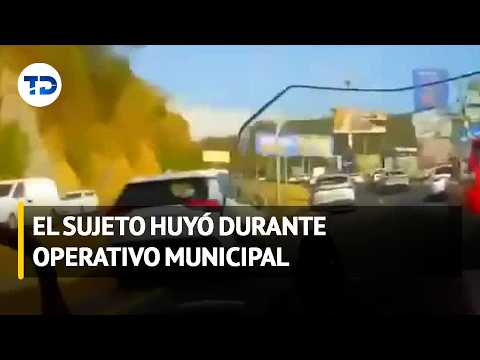 Video muestra persecución policial en San Pablo de Heredia