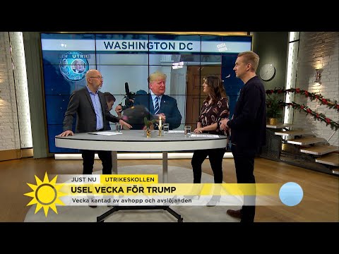 Usel vecka för Trump kantad av avhopp och avslöjanden - Nyhetsmorgon (TV4)