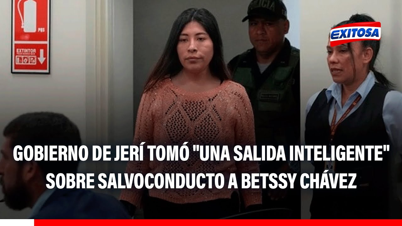 🔴🔵 Gobierno puso en suspenso salvoconducto de Betssy Chávez: "Una salida inteligente", según experto