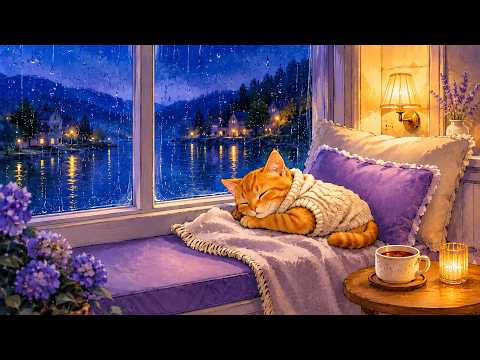 Rainy Night Sleep Music for Deep Relaxation & Peaceful Dreams